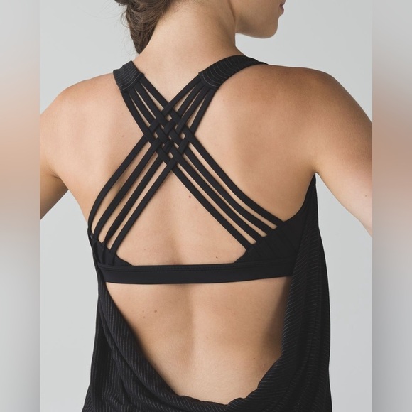 Lululemon Wild Tank 2 in 1 Built in Bra Tank Black NEW WITH TAG - Picture 12 of 15